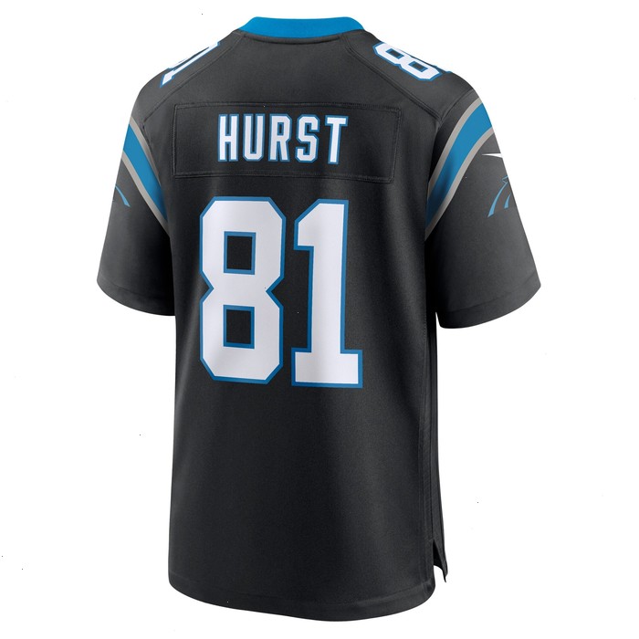 Hayden Hurst Carolina Panthers Nike Team Game Jersey - Black