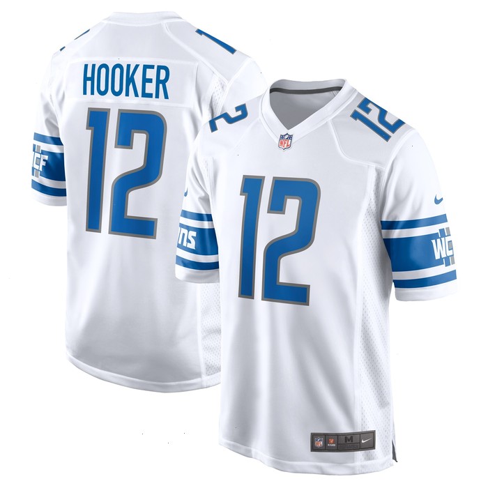 Hendon Hooker Detroit Lions Nike 2023 NFL Draft Pick Game Jersey - White