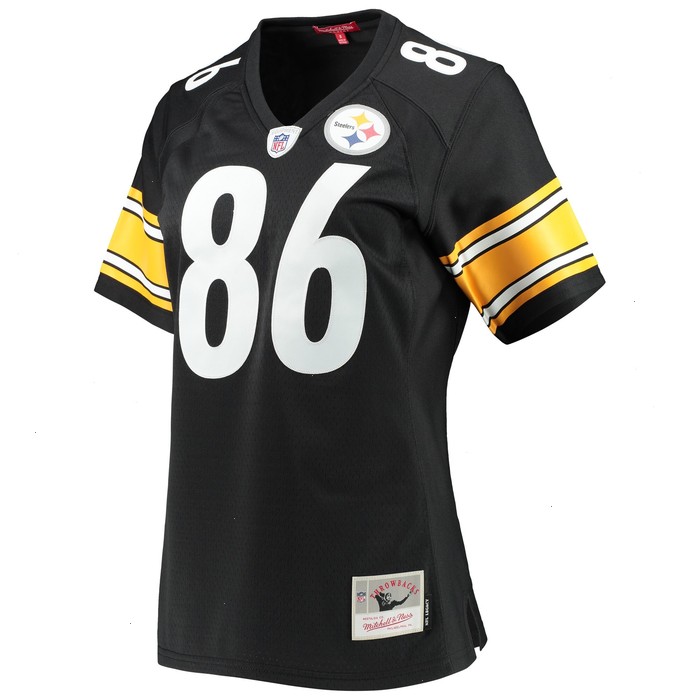 Hines Ward Pittsburgh Steelers Mitchell & Ness Women's Legacy Replica Player Jersey - Black