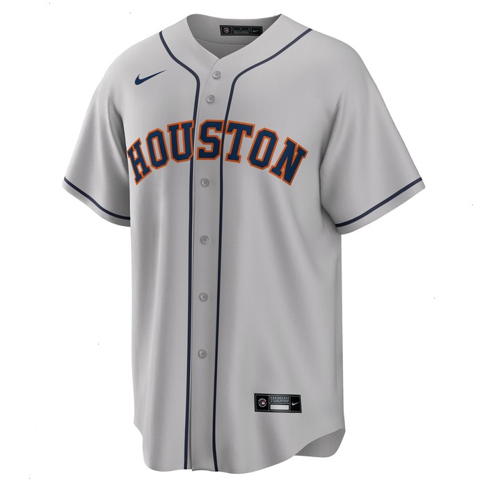 Houston Astros Nike Road Replica Team Jersey - Gray