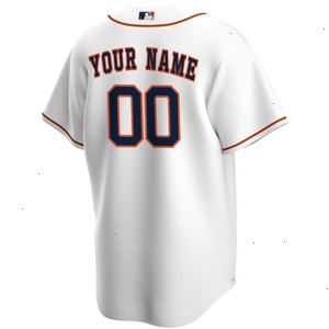 Houston Astros Nike Youth Home Replica Custom Jersey - White