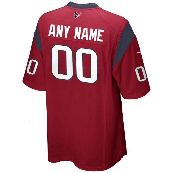 Houston Texans Nike Alternate Custom Game Jersey - Red