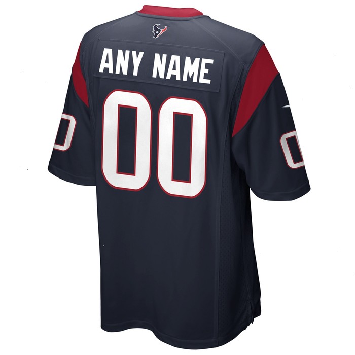 Houston Texans Nike Custom Game Jersey - Navy