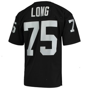 Howie Long Las Vegas Raiders Mitchell & Ness 1983 Authentic Throwback Retired Player Jersey - Black