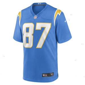 Hunter Kampmoyer Los Angeles Chargers Nike Game Player Jersey - Powder Blue