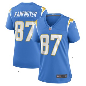 Hunter Kampmoyer Los Angeles Chargers Nike Women's Game Player Jersey - Powder Blue