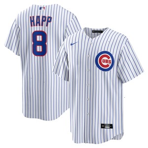 Ian Happ Chicago Cubs Nike Home Replica Jersey - White