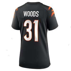 Ickey Woods Cincinnati Bengals Nike Women's Retired Player Game Jersey - Black