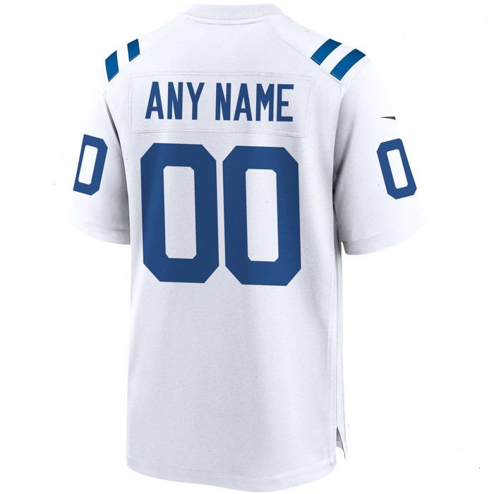 Indianapolis Colts Nike Custom Game Jersey - White