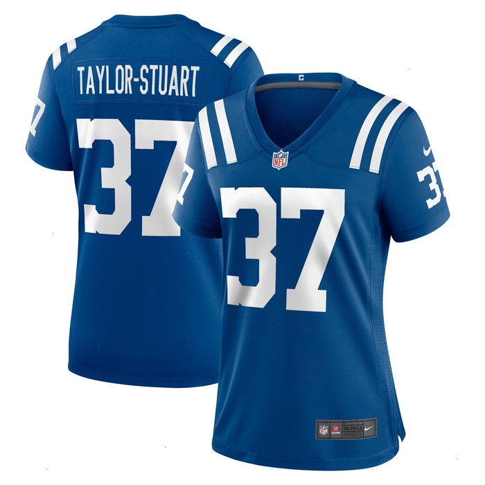 Isaac Taylor-Stuart Indianapolis Colts Nike Women's Team Game Jersey - Royal