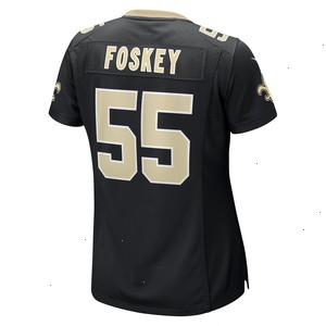 Isaiah Foskey New Orleans Saints Nike Women's Team Game Jersey - Black