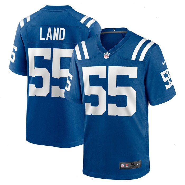 Isaiah Land Indianapolis Colts Nike Team Game Jersey - Royal V1