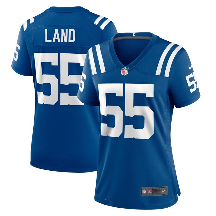 Isaiah Land Indianapolis Colts Nike Women's Team Game Jersey - Royal V1