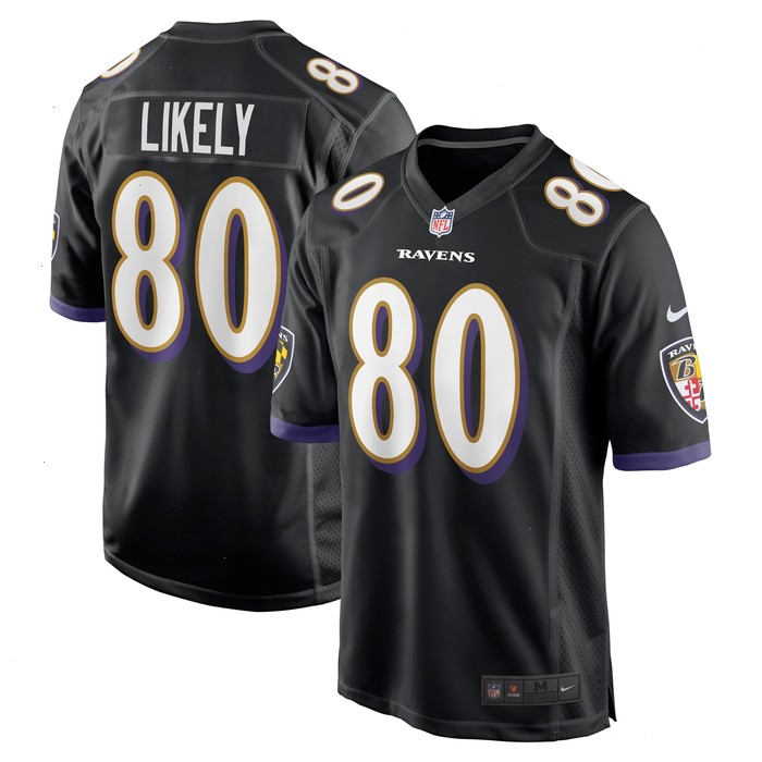 Isaiah Likely Baltimore Ravens Nike Alternate Game Jersey - Black