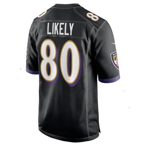 Isaiah Likely Baltimore Ravens Nike Alternate Game Jersey - Black