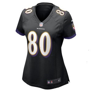 Isaiah Likely Baltimore Ravens Nike Women's Alternate Game Jersey - Black