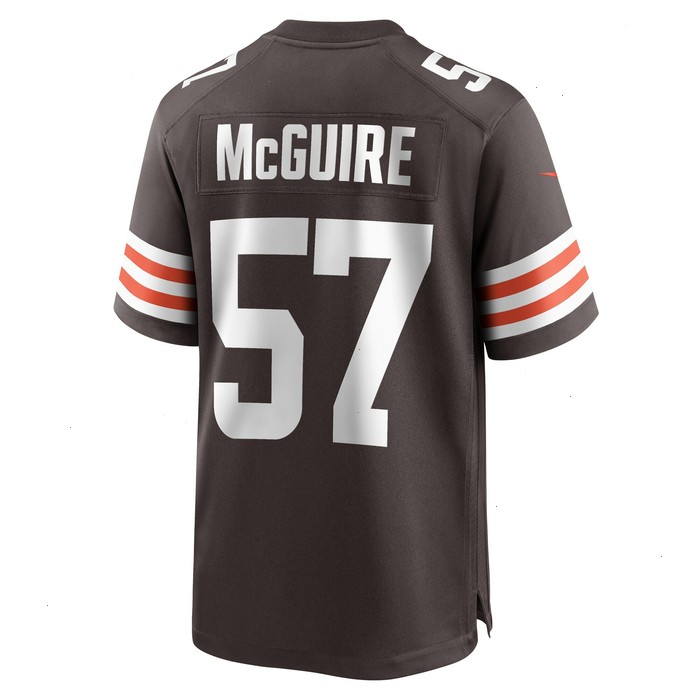 Isaiah McGuire Cleveland Browns Nike Team Game Jersey - Brown