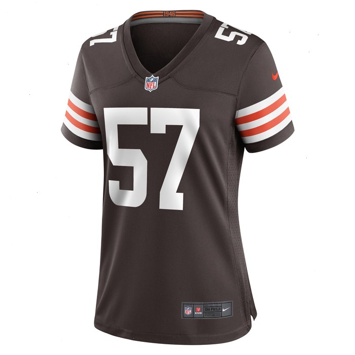 Isaiah McGuire Cleveland Browns Nike Women's Team Game Jersey - Brown