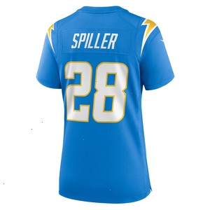 Isaiah Spiller Los Angeles Chargers Nike Women's Game Jersey - Powder Blue