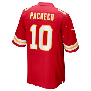 Isiah Pacheco Kansas City Chiefs Nike Super Bowl LVII Patch Game Jersey - Red