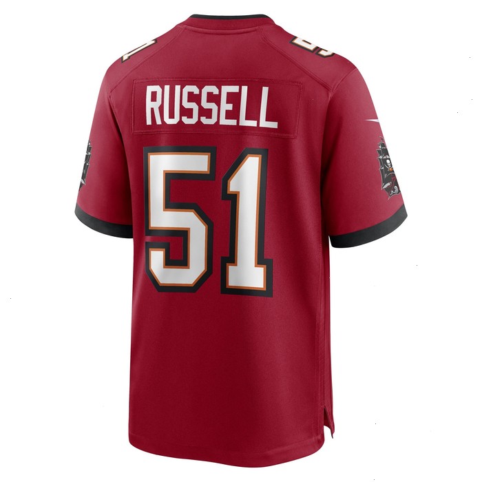 J.J. Russell Tampa Bay Buccaneers Nike Game Player Jersey - Red