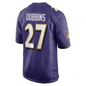 J.K. Dobbins Baltimore Ravens Nike Game Jersey - Purple