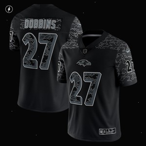 J.K. Dobbins Baltimore Ravens Nike RFLCTV Limited Jersey - Black