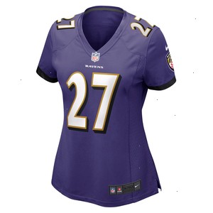 J.K. Dobbins Baltimore Ravens Nike Women's Game Jersey - Purple