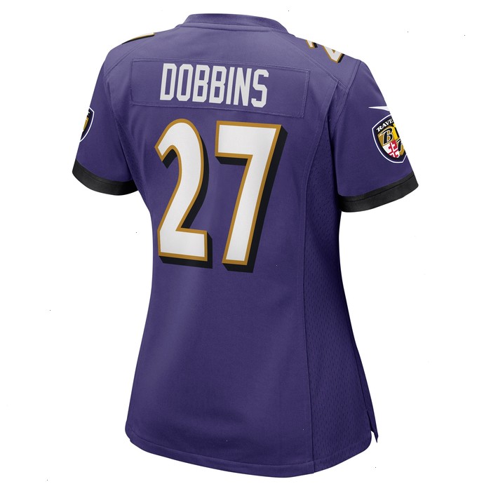 J.K. Dobbins Baltimore Ravens Nike Women's Game Jersey - Purple