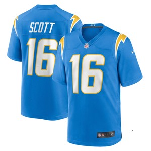 JK Scott Los Angeles Chargers Nike Game Jersey - Powder Blue