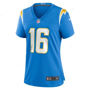 JK Scott Los Angeles Chargers Nike Women's Game Jersey - Powder Blue