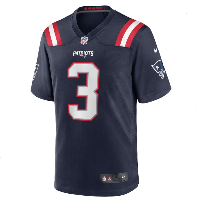 Jabrill Peppers New England Patriots Nike Game Jersey - Navy