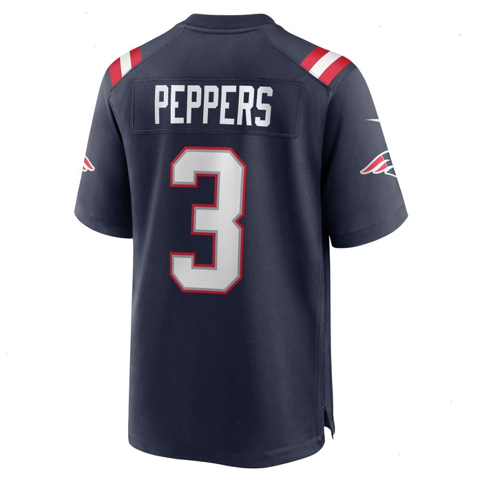 Jabrill Peppers New England Patriots Nike Game Jersey - Navy