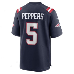 Jabrill Peppers New England Patriots Nike Game Player Jersey - Navy