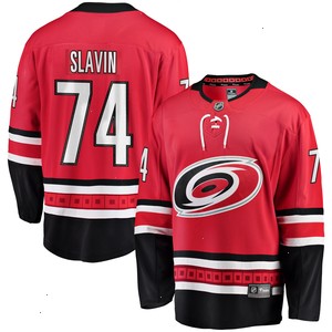 Jaccob Slavin Carolina Hurricanes Fanatics Branded Alternate Breakaway Player Jersey - Red