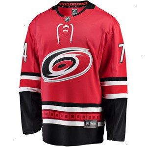 Jaccob Slavin Carolina Hurricanes Fanatics Branded Alternate Breakaway Player Jersey - Red