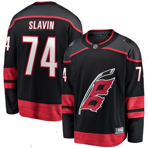 Jaccob Slavin Carolina Hurricanes Fanatics Branded Home Breakaway Player Jersey - Black