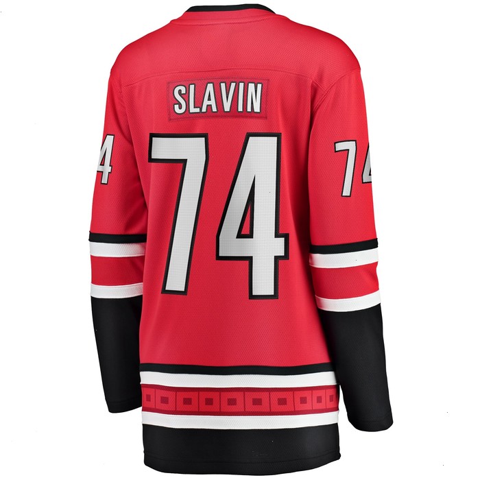 Jaccob Slavin Carolina Hurricanes Fanatics Branded Women's Alternate Breakaway Player Jersey - Red