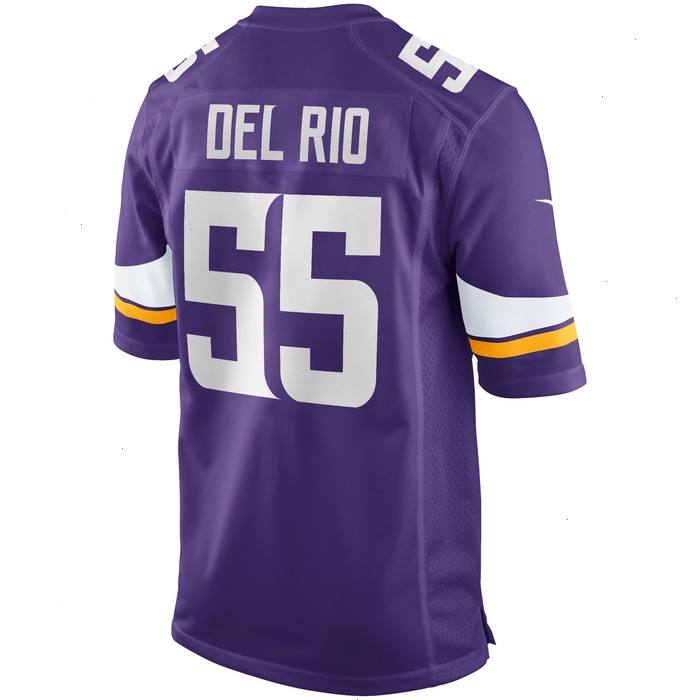 Jack Del Rio Minnesota Vikings Nike Game Retired Player Jersey - Purple