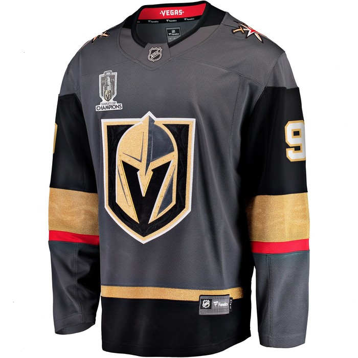 Jack Eichel Vegas Golden Knights Fanatics Branded 2023 Stanley Cup Champions Alternate Breakaway Player Jersey - Black