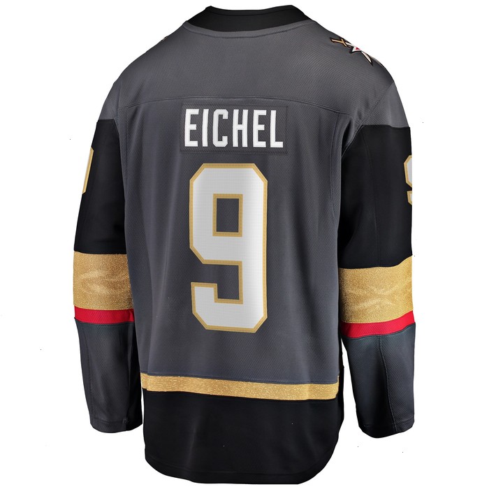 Jack Eichel Vegas Golden Knights Fanatics Branded Alternate Breakaway Player Jersey - Gray