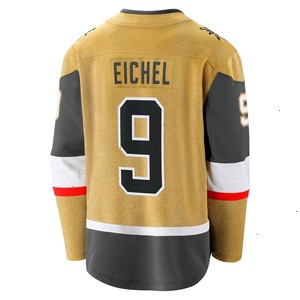 Jack Eichel Vegas Golden Knights Fanatics Branded Alternate Premier Breakaway Player Jersey - Gold