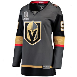 Jack Eichel Vegas Golden Knights Fanatics Branded Women's 2023 Stanley Cup Champions Alternate Breakaway Player Jersey - Black