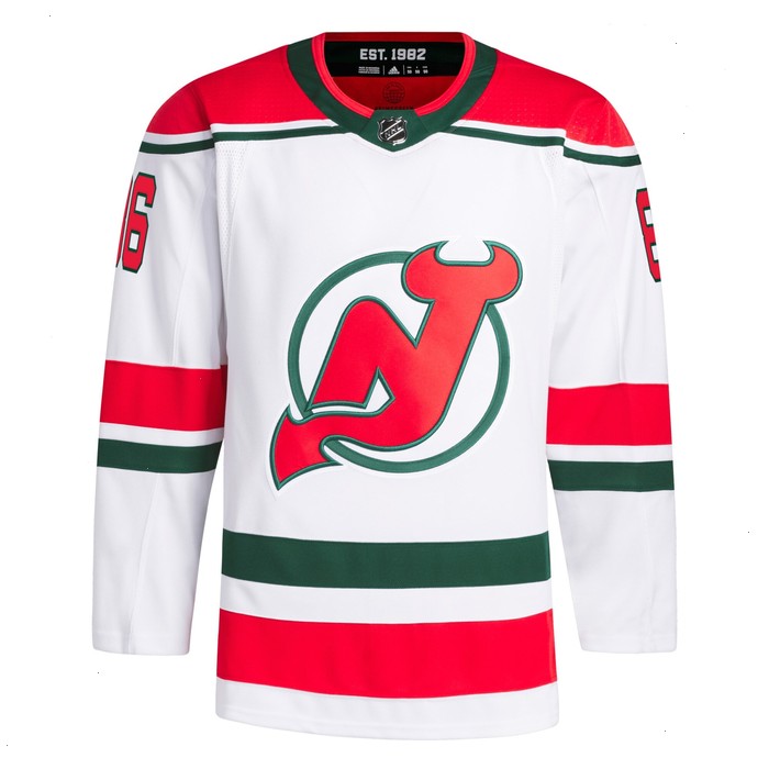 Jack Hughes New Jersey Devils adidas Primegreen Authentic Pro Player Jersey - White