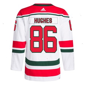 Jack Hughes New Jersey Devils adidas Primegreen Authentic Pro Player Jersey - White