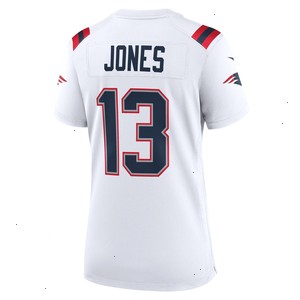 Jack Jones New England Patriots Nike Women's Game Player Jersey - White