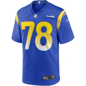 Jackie Slater Los Angeles Rams Nike Game Retired Player Jersey - Royal