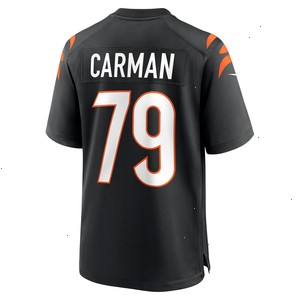 Jackson Carman Cincinnati Bengals Nike Game Jersey - Black