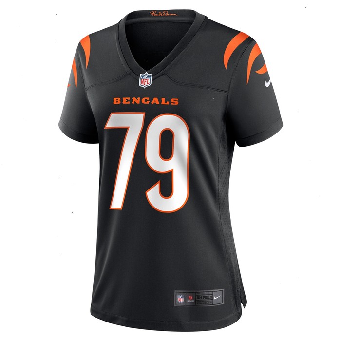 Jackson Carman Cincinnati Bengals Nike Women's Game Jersey - Black