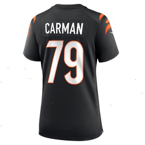 Jackson Carman Cincinnati Bengals Nike Women's Game Jersey - Black